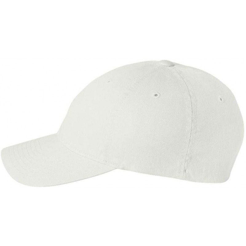 Baseball Caps Low Profile Garment Washed Cotton Cap - White - CG11OFZ0TX1 $29.56