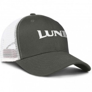 Baseball Caps Stylish Mens Trucker Hat Lund-Logo- Baseball Caps for Women Crazy Cotton Adjustable Unisex Mesh Ball Cap - CB18...