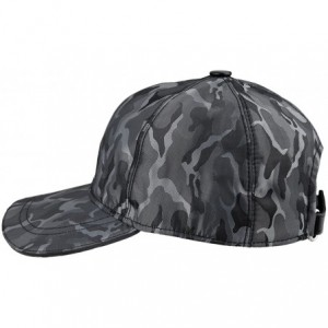 Baseball Caps Unisex Baseball Cap-Adjustable Camouflage Tactical Outdoor Sun Cool Sport Hat - Deep Grey - CR18D3RRH85 $22.51
