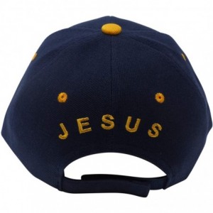 Baseball Caps God Hat Jesus Christ Baseball Cap - Religious Christian Gift for Men and Women - John 3-16 - Navy - CU18I0N2D66...