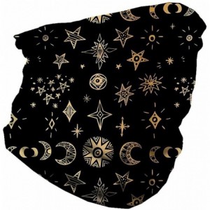 Balaclavas Bandanas Balaclava Neck Gaiter with Carbon Filter- UV Protection Face Cover for Hot Summer - Stars and Moon - C219...