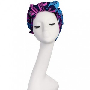 Headbands Stretch Turbans Head-Wrap for Women African Printed Long Hair Scarf Headband - Floral H - CJ18I5I5L80 $23.94