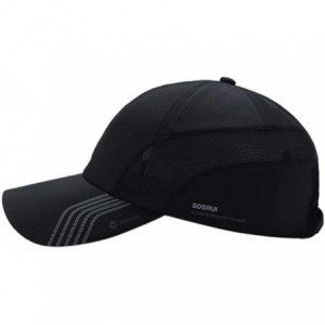 Baseball Caps Croogo Quick Drying Sun Hat UPF 50+ Baseball Cap Summer UV Protection Outdoor Cap Men Women Sport Cap Hat - Bla...
