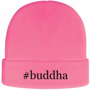 Skullies & Beanies Buddha - Hashtag Soft Adult Beanie Cap - Pink - C918AXQH6QT $33.24