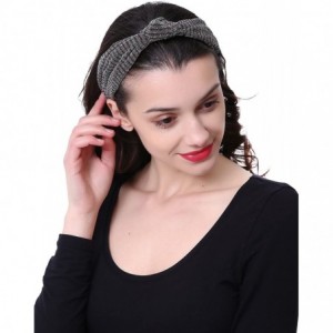 Headbands 3 Pack Fashion Headband for women Adjustable Stretchy Boho Criss Cross Vintage Hairband - Pink - CT18C37444X $18.20