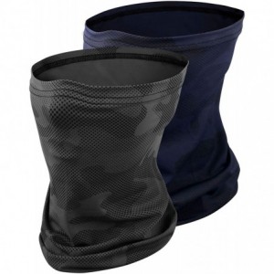 Balaclavas Sports Quick Dry UV Protection Head Wrap Face Scarf Neck Gaiter Bandana Balaclava - Blue Camo/Dark Grey Camo - C61...