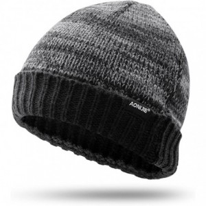 Skullies & Beanies Winter Sports Hat Warm Knit Outdoors Cap Hiking Bicycling Running Cycling Woolen Hat - Gray - CB187I7CXEW ...