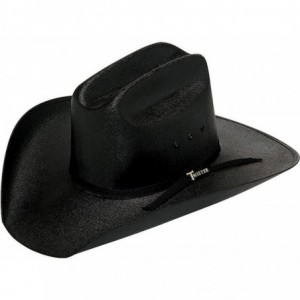 Cowboy Hats Sancho Canvas Cowboy Hat - Black - C411IGAF6Y7 $61.72