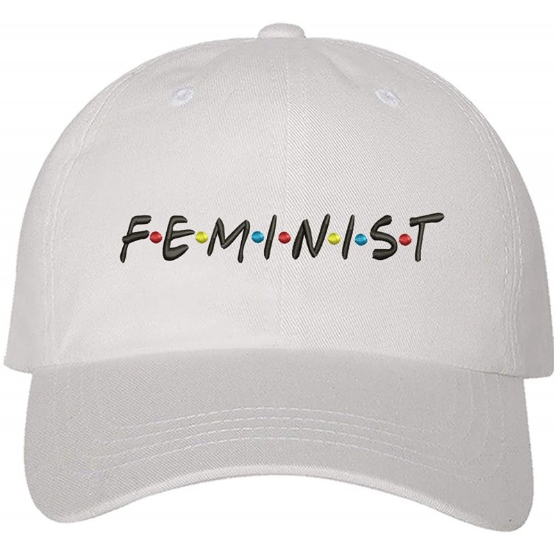Baseball Caps Feminist Baseball Cap - Womens March Unisex Hats - White - C918NH6HTR5 $32.10