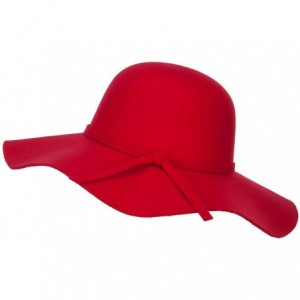 Sun Hats Polyester Floppy Wide Brim Hat - Red - CF12O0FBGYV $60.95