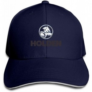 Baseball Caps Design Holden Automobile Logo Cotton Peak Cap for Womens Black - Navy - CG192WIUH52 $25.06