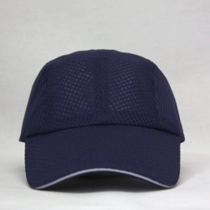 Baseball Caps Plain Pro Cool Mesh Low Profile Adjustable Baseball Cap - Cycling Navy - C3186D3TX38 $19.11