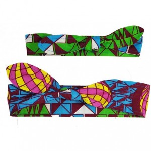 Headbands African Print Headband Hair Accessory for Women/Girls （2 Headbands 1 Big and 1small） - L3 - CC18SO85WLR $19.37