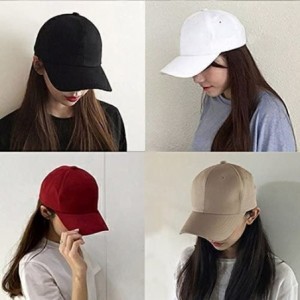Baseball Caps Men Women Sports Hat Add Your Personalized Design Adjustable Baseball Caps - Blue - CB18G445UKR $21.31