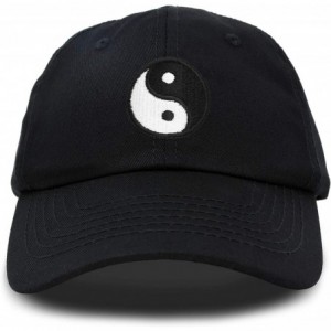 Baseball Caps Ying Yang Dad Hat Baseball Cap Zen Peace Balance Philosophy - Black - CA18XI8QWK0 $27.89