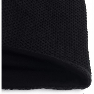 Skullies & Beanies Unisex Adult Winter Warm Slouch Beanie Long Baggy Skull Cap Stretchy Knit Hat Oversized - Black - CG12910L...