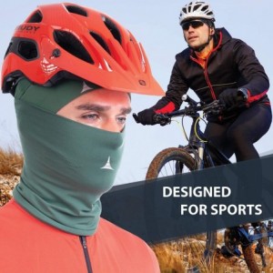 Balaclavas Balaclava Face Mask + Skull Cap Helmet Liner Anti Dust- Wind& Sports Fleece Pack - Forest Green - CO196YAAGHU $28.51
