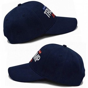 Baseball Caps American Patriotic Adjustable Embroidered Baseball - Deep Blue - C419456SGC6 $15.56