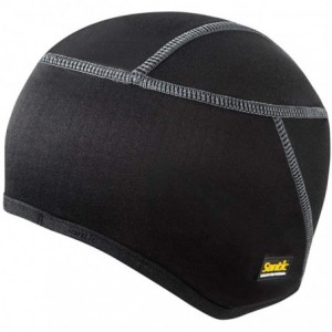 Skullies & Beanies Cycling Skull Cap Helmet Liner Bicycle Hat Thermal Fleece Windproof - Black 9005 - CM188HMIGIQ $26.18