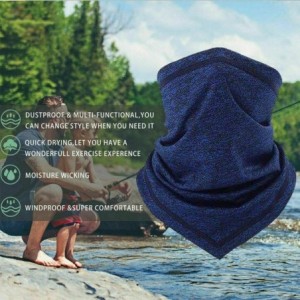 Balaclavas Summer Face Scarf Neck Gaiter Neck Cover Breathable Sun for Fishing Hiking Camping Outdoors Sports - Dark Blue - C...
