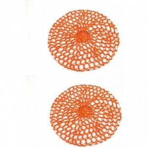 Berets Hand Made Dreads Slouchy Hat Crochet Snood Women Beret Hat 100HB - 2 Pcs Orange & Orange - CW12606LT59 $44.47