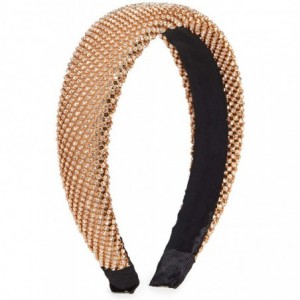 Headbands Women's Discotec Headband- Crystal- Gold- Metallic- One Size - CL18A7MGCN6 $64.40