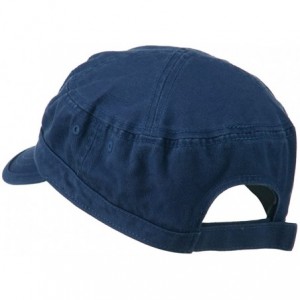 Baseball Caps Security Embroidered Enzyme Army Cap - Navy - CP11V0OEXQT $44.00