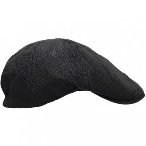 Newsboy Caps Flat Cap Summer Cool Ivy Style Neutral Color Newsboy Hat AM3998 - Easy_black - CY18W67ENMA $25.55