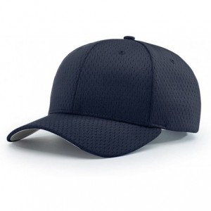 Baseball Caps 414 Pro Mesh Adjustable Blank Baseball Cap Fit Hat - Navy - CJ1873Z65G5 $17.96