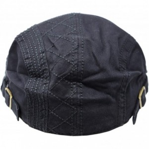 Newsboy Caps Ts 100% Cotton Men's Gatsby Cap Newsboy Ivy Hat - Grey - C911X4WMGFF $21.97