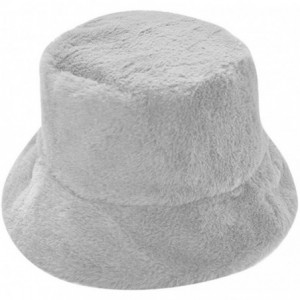 Bucket Hats Winter Bucket NRUTUP Fluffy Windproof - CV18Y7HGSR4 $22.94