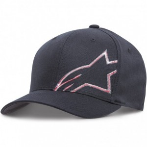 Baseball Caps Men's Curved Bill Structured Crown Flex Back Flat Embroidered Logo Flexfit Hat - Trans Corp Black - C5186H62QU9...