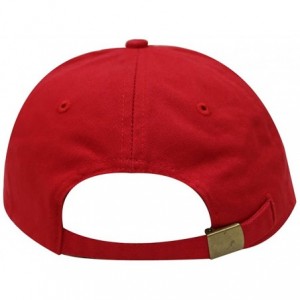 Baseball Caps Witch & Broom Cotton Baseball Cap - Red - CP12MRQAU3H $24.55