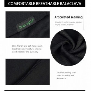 Balaclavas Balaclava Motorcycle Breathable Multipurpose blackwhite - Blackwhite - C618SM6ZCYR $32.91