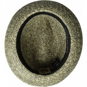 Fedoras Men's Frankie Braided Fedora Trilny Hat - Soot - CD186C4DY56 $82.88