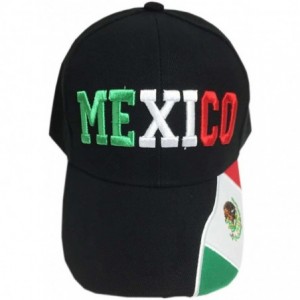 Baseball Caps Mexico Baseball Cap Hat Embroidery Design - CK128UPVYVR $31.46