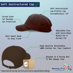 Baseball Caps Custom Soft Baseball Cap Santa Hat Embroidery Dad Hats for Men & Women - Brown - CW18SIR0T93 $26.83