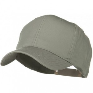 Baseball Caps Solid Cotton Twill Pro Style Cap - Grey - CE11918GS41 $17.75