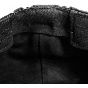 Baseball Caps Skull-Skeleton Cadet-Army-Military Hats Punk-Studded Baseball Cap for Men - Black01 - C418NS5ML4K $23.06