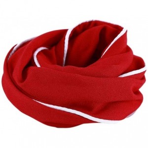 Headbands Twist Bow Wired Headbands Scarf Wrap Hair Accessory Hairband-red - red - CA18QQ3ZZEH $14.13