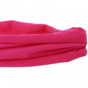Headbands Women Turban Headwrap Fashion Stretch Soft Headband Headwear - Rose Red - C61967YTE9Z $26.00