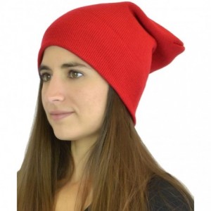 Berets Women's Without Flower Accented Stretch French Beret Hat - Red - C9125QXXZ9P $19.85