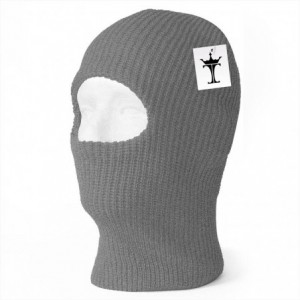 Balaclavas 1 One Hole Ski Mask (Solids & Neon Available) - Heather Grey - CI119UKQJX5 $17.31