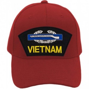 Baseball Caps Combat Infantryman Badge - Vietnam Hat/Ballcap Adjustable One Size Fits Most - Red - CW18Q3HNSTZ $43.69