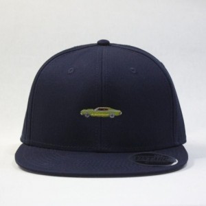 Baseball Caps Premium Plain Cotton Twill Adjustable Flat Bill Snapback Hats Baseball Caps - 70 Navy - CL12MSJ2IDJ $28.12