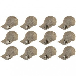 Baseball Caps ( Pack of 12 ) Classic Premium Baseball Cap Adjustable Size Plain Hat Unisex - Light Grey - CI1865NNY34 $72.82