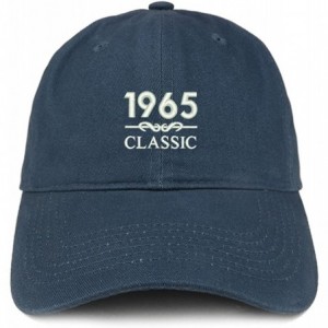 Baseball Caps Classic 1965 Embroidered Retro Soft Cotton Baseball Cap - Navy - C018CO8KH3L $32.28