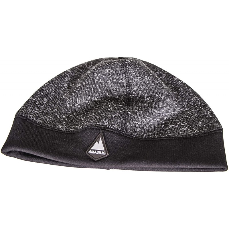 Skullies & Beanies Responder Beanie Hat- Cold Weather Hat - Unisex- One Size - Asphalt Black - CC18ZMEDNQU $42.71