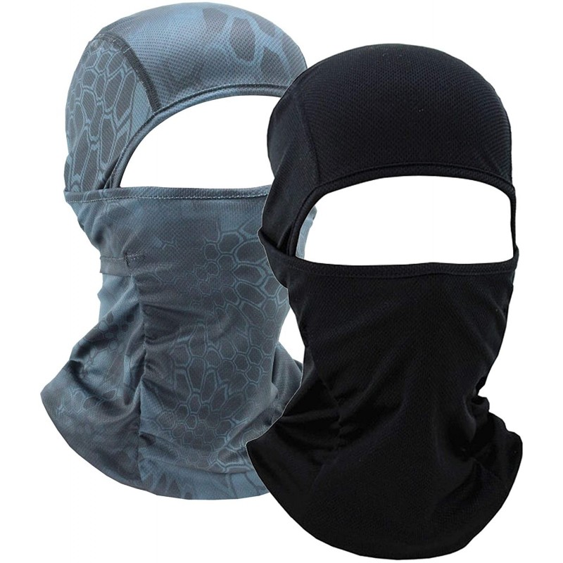 Balaclavas Windproof Balaclava Bandana Headwrap Breathable Neck Giater for Outdoor Sports - Black/Python Camo - CH199ICQ2N3 $...
