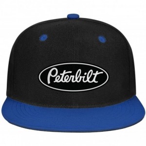 Baseball Caps Unisex Man Baseball Hat Hip Hop Adjustable Mesh Captain-Peterbilt-tiucks-Flat Cap - Blue - C318AH0UAWZ $32.66
